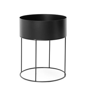 Plant Box - Round - Black