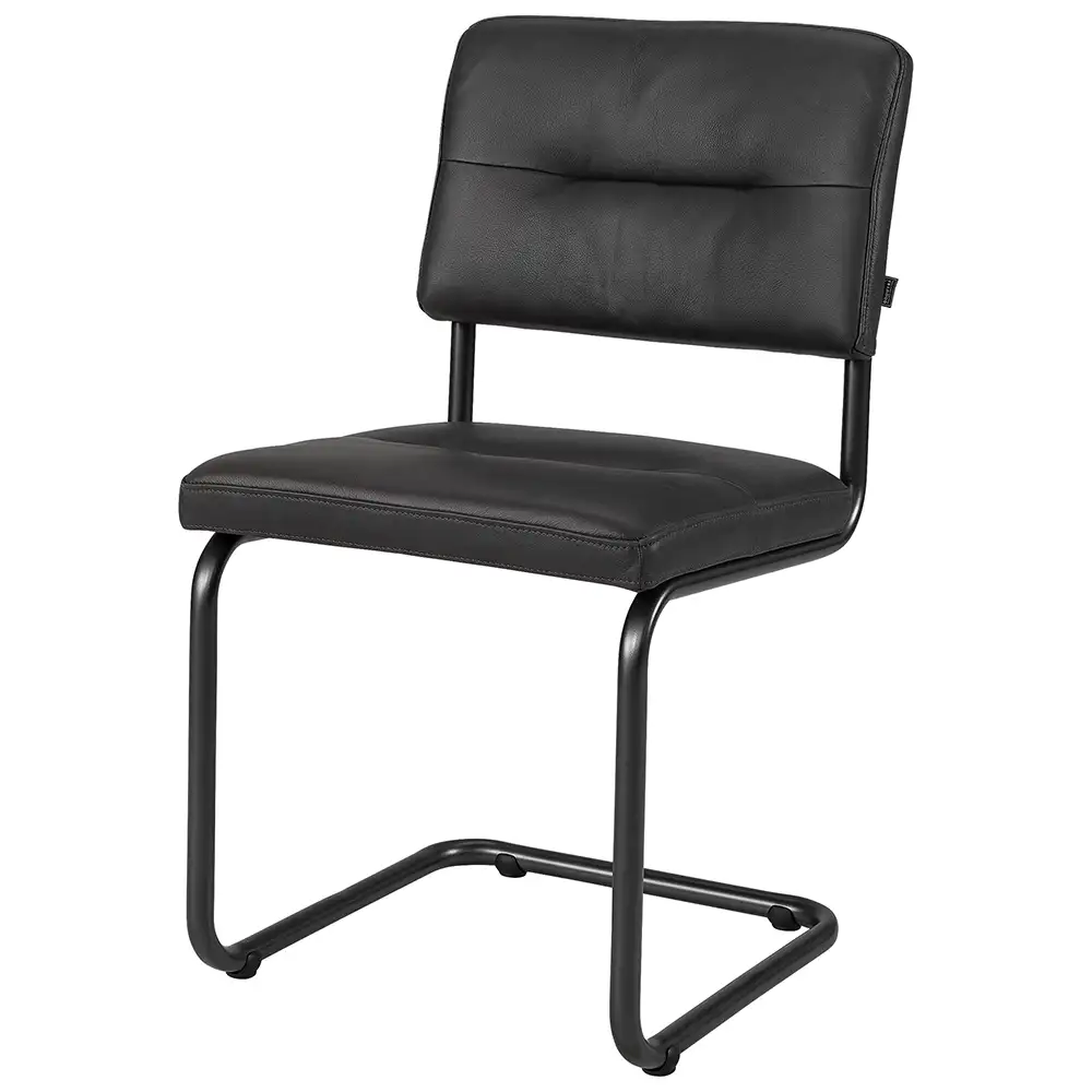 Caspian spisestol Anthracite Leather