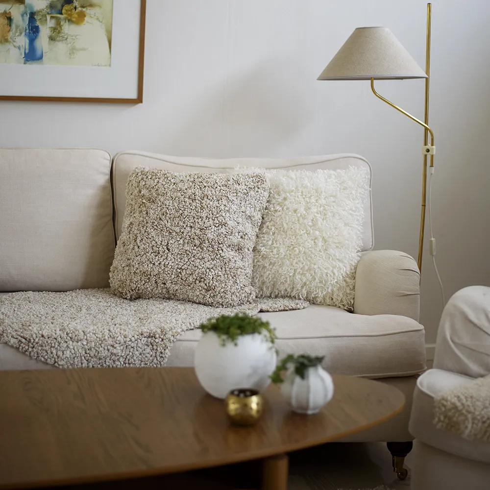 Lumme pyntepute 45x45 cm Sand