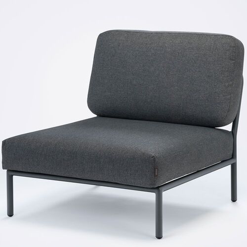 Level midtseksjon grå aluminium