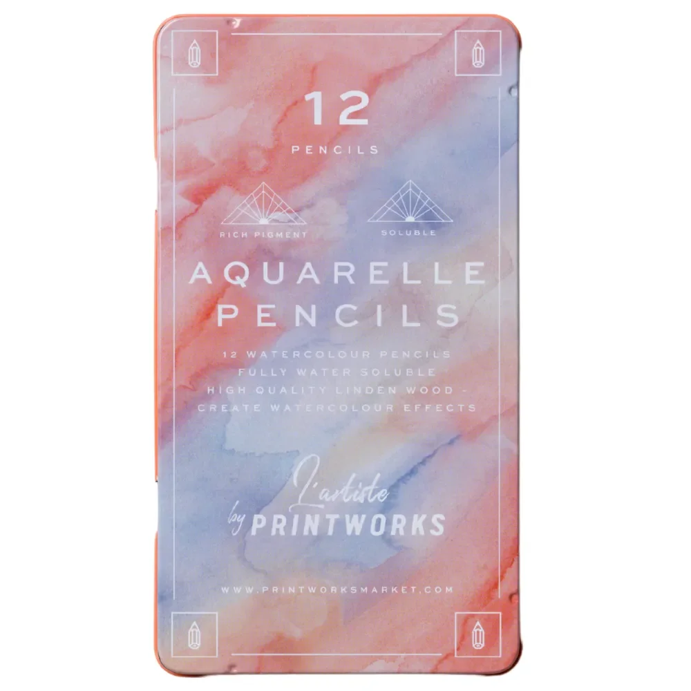  12 fargeblyanter - Aquarelle