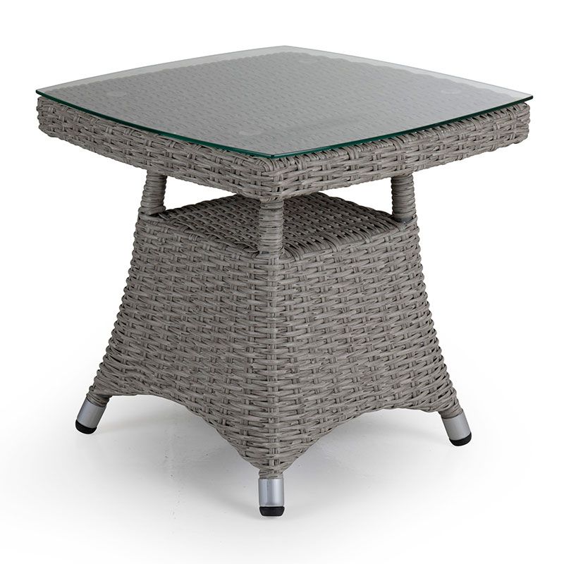 Ashfield sidebord 50 x 50 cm grå Brafab