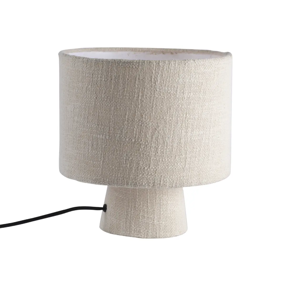 SONNY Bordlampe offwhite Ø25xH27 cm