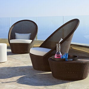 Kingston Loungelenestol Mocca