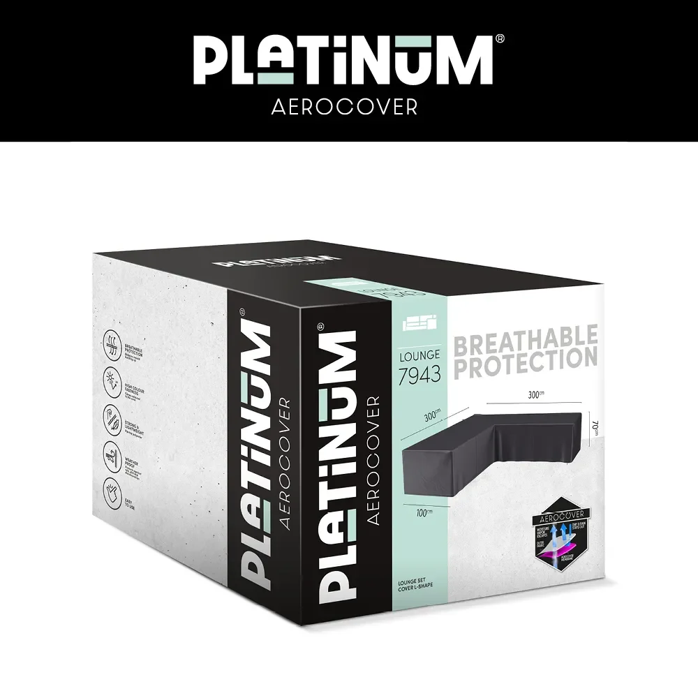 Hjørnesofabeskyttelse 300/300 x 100 cm