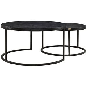 Mason salongbord to deler svart Artwood