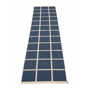 Vevd Teppe Criss Dark Blue 70x300 cm