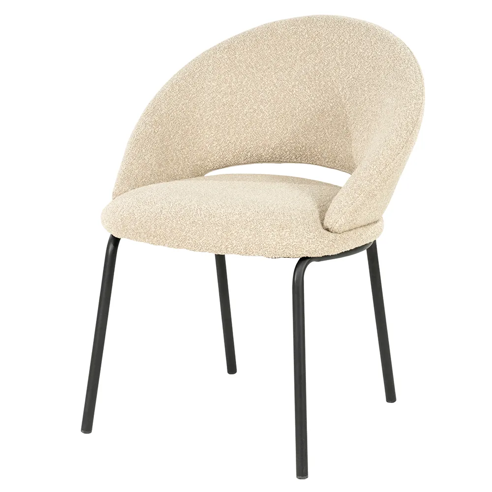By-Boo, Spisestol Nido Taupe med armlener