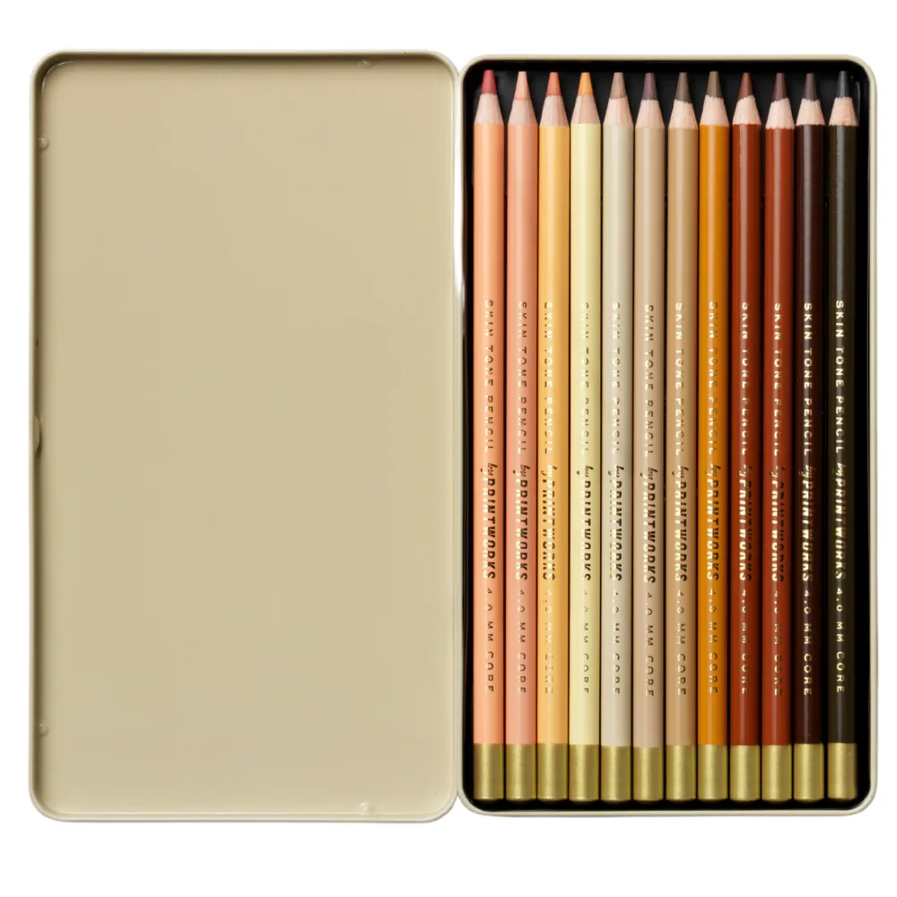  12 fargeblyanter - Hudfarge