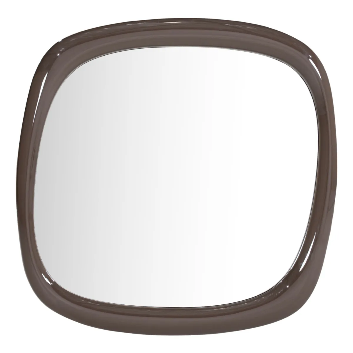 Glyde Speil 80x4x80 cm Tre & Glass Brun