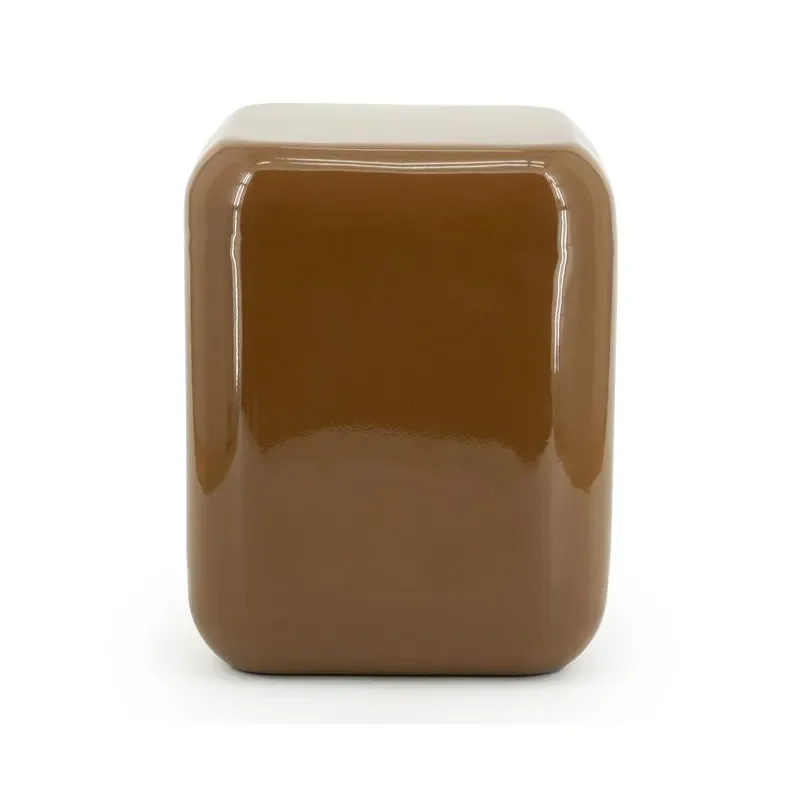 Stool Dixon - mustard 34x34x42 cm