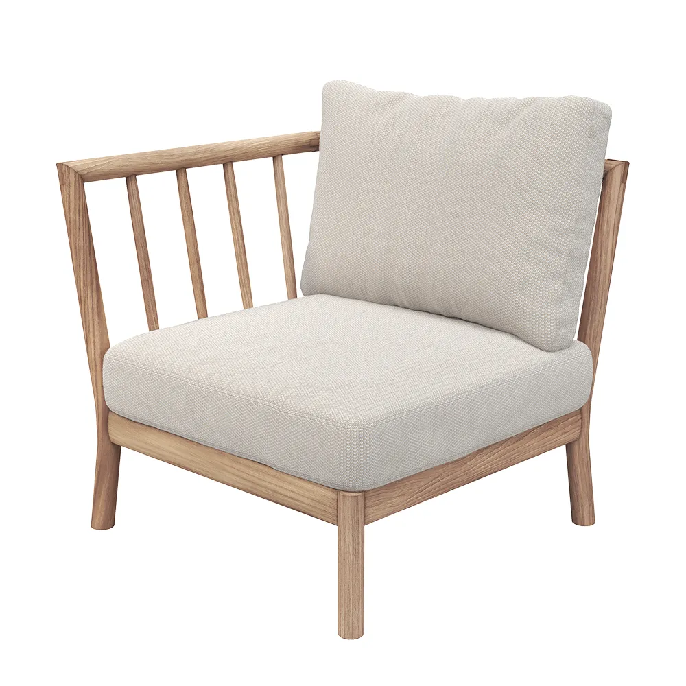 Tradition End Module Light Sand/Teak 