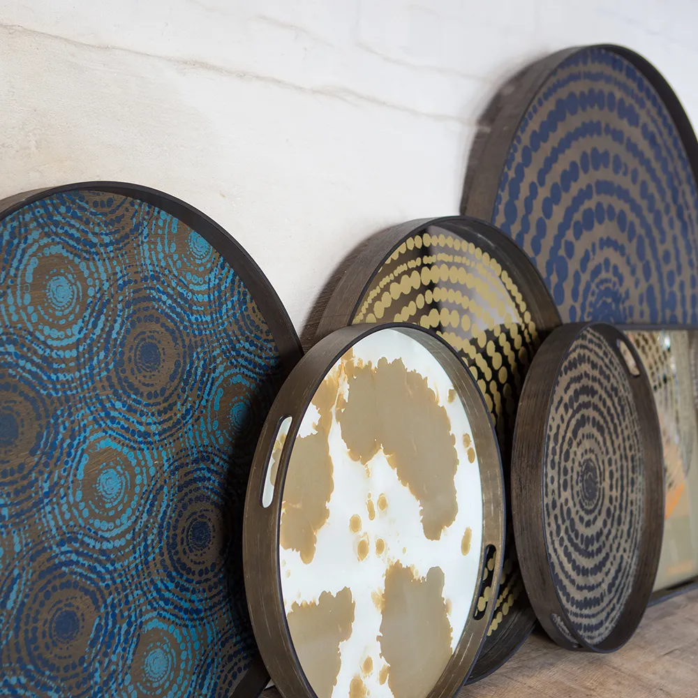 Organic Brett Ø48 cm Mist Gold