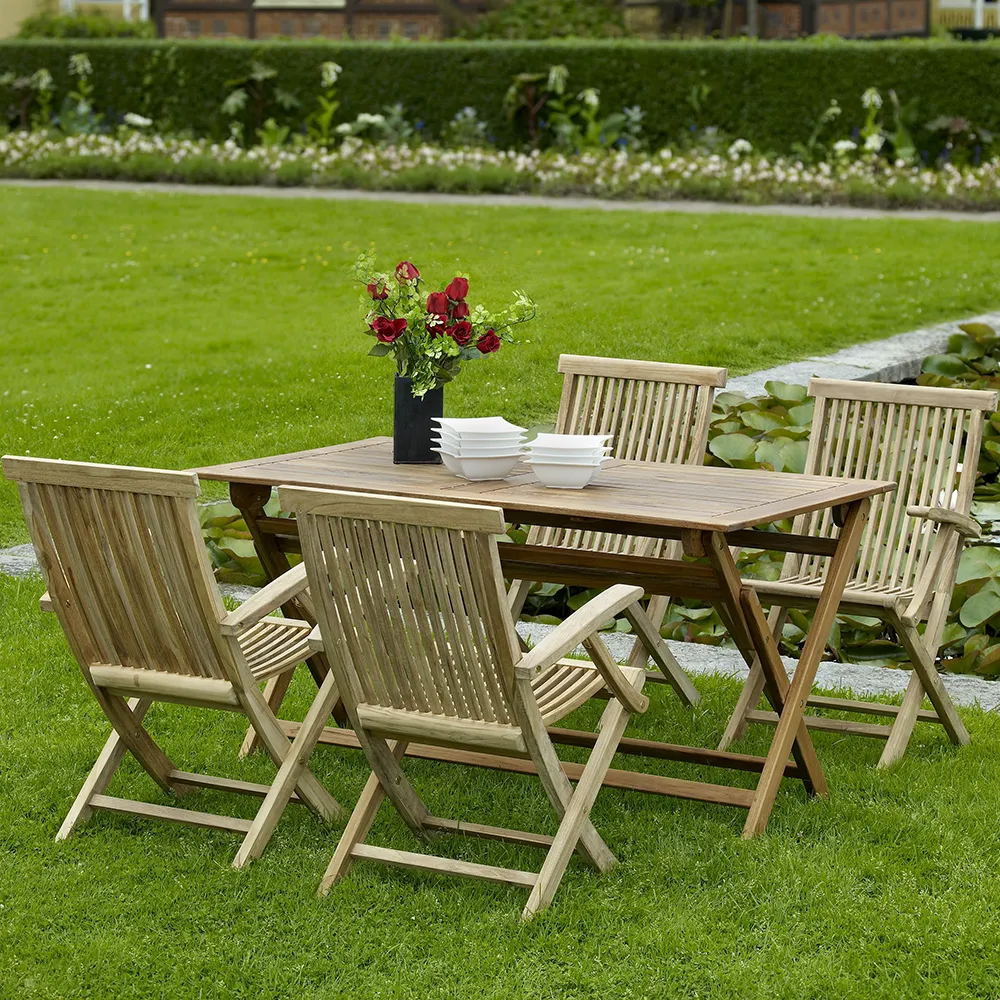 Turin karmstol natur teak Brafab