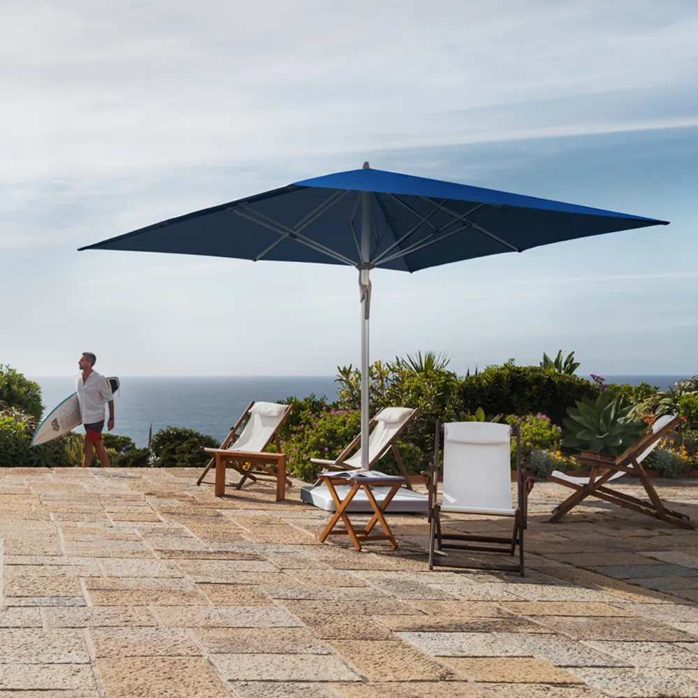 Fortello 350x350 cm parasoll alu Cat.5 806 Forge