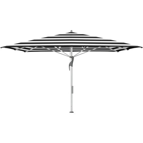 Fortello LED 350x350 cm parasoll alu Cat.5 810 Black Stripe