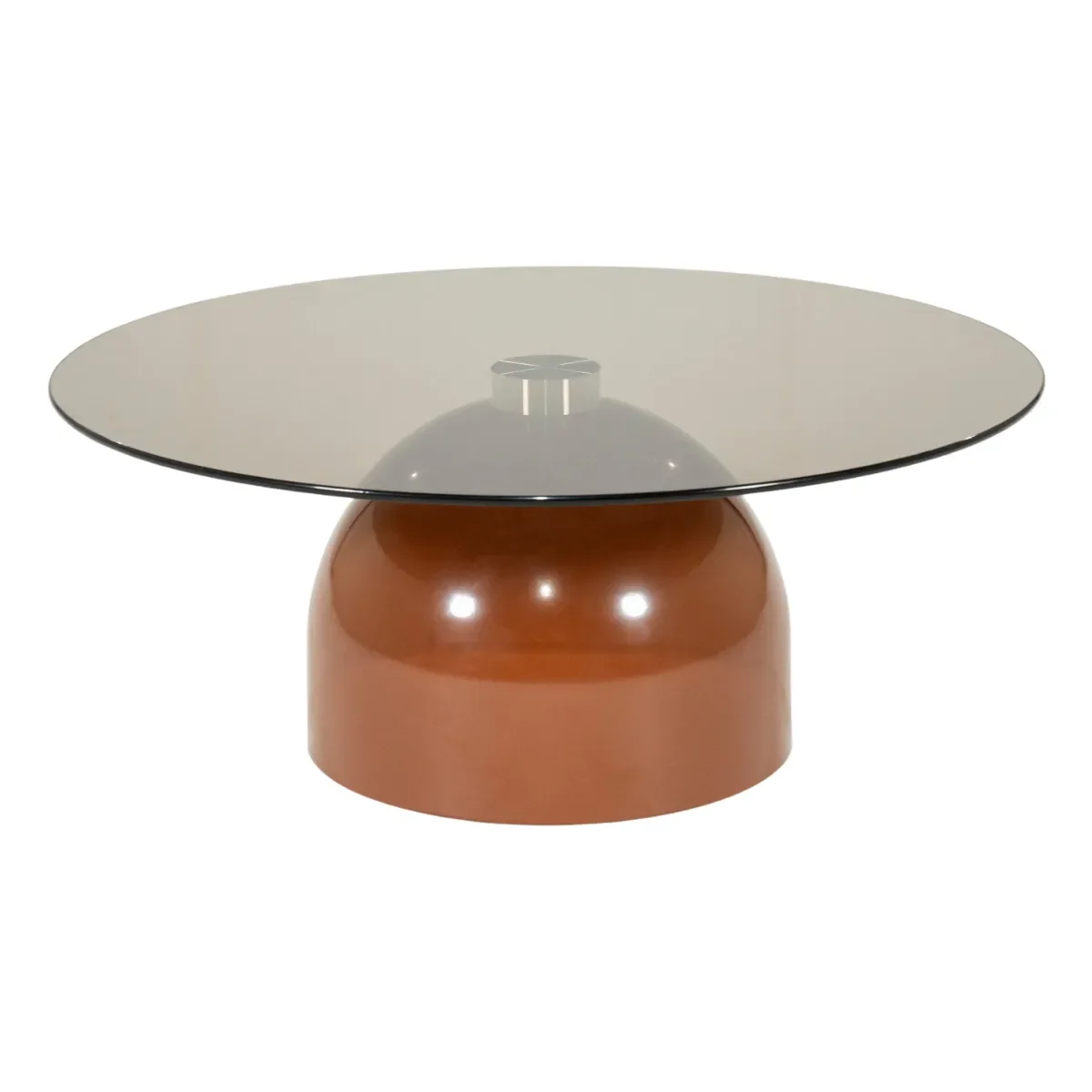 Irona large sofabord 80x80x33 cm glass brun