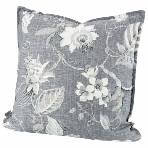 Putetrekk Mabelle hvit/grå 50 X 50 cm