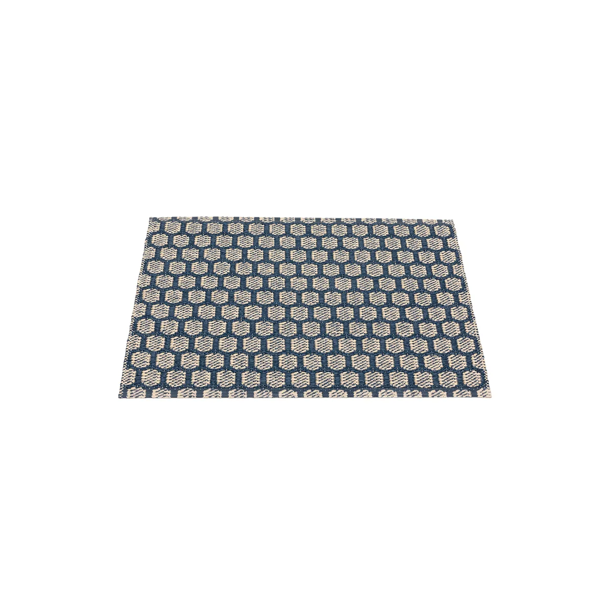 Vendbar Plastmatte MIMI Ocean Blue/Cream 70x50 cm