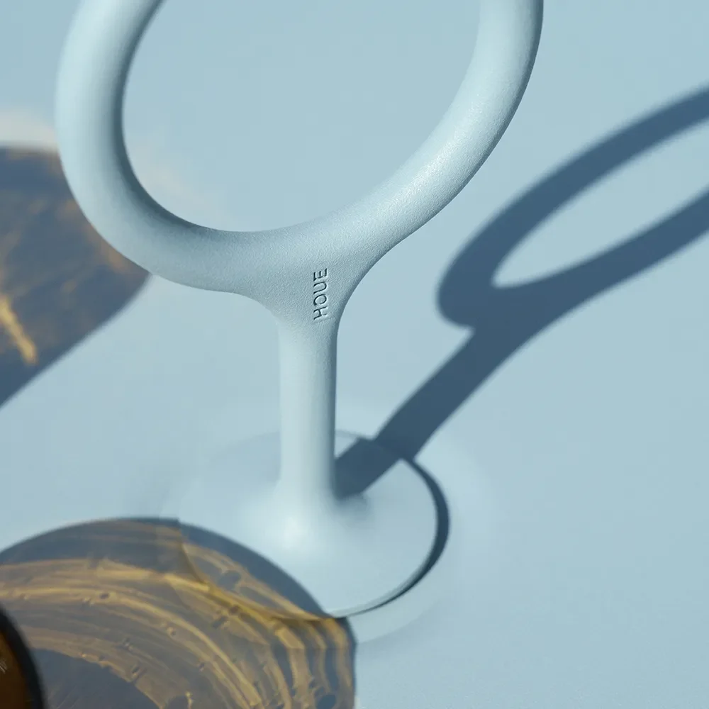 EYELET sidebord Ø57,5 Isblå