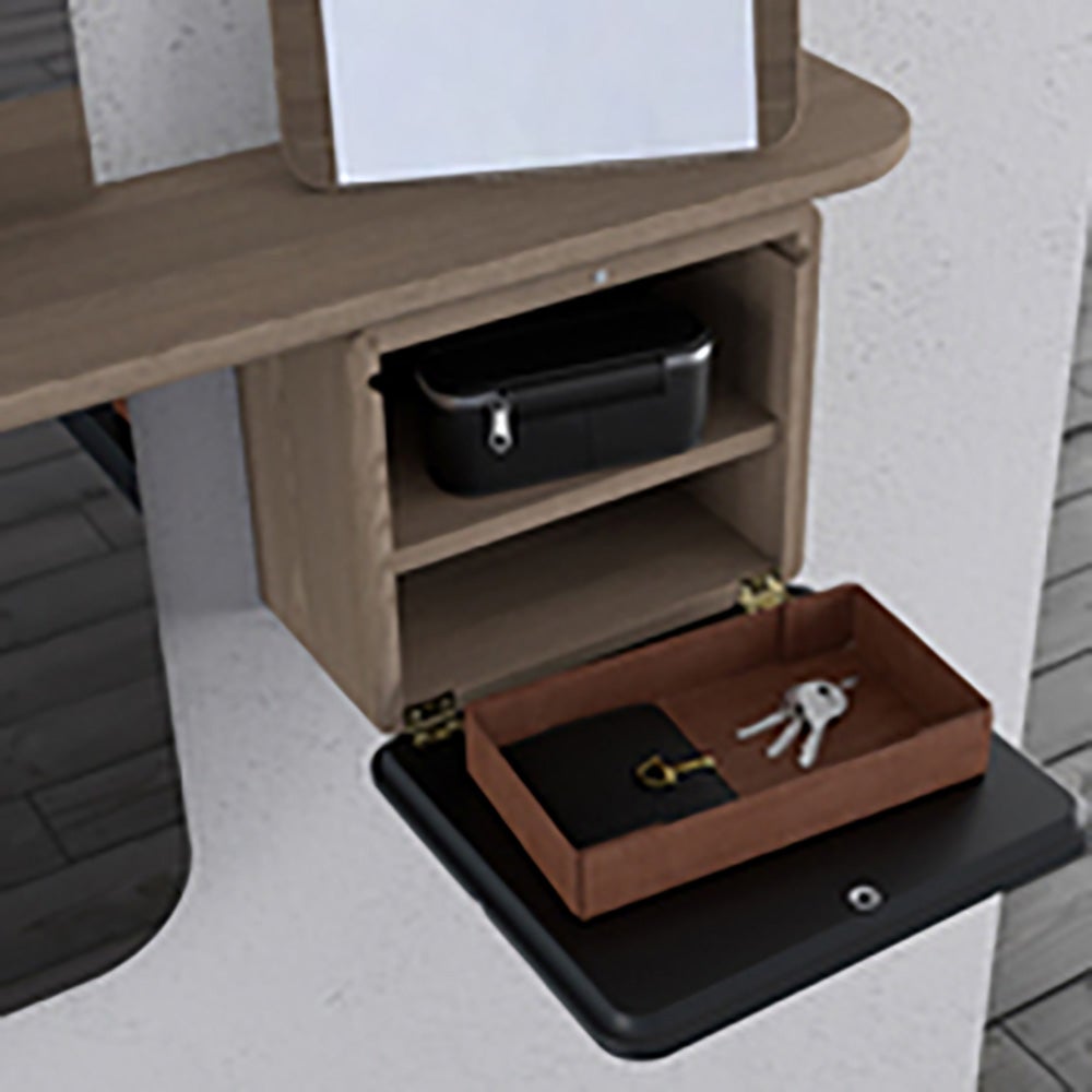 One More Look Speil Eik/Anthracite Grey