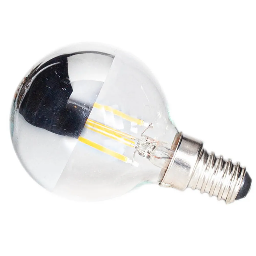 E14 4W 2700K toppdimbar speilkule med dimbar belysning 