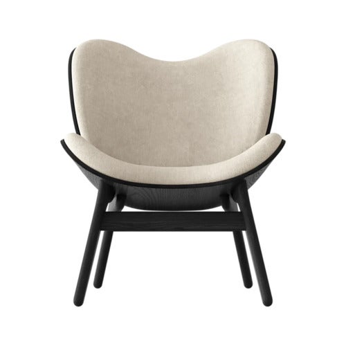 A Conversation Piece Lounge stol Black Oak/White Sands