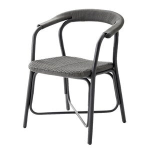 Noble lenestol i svart rotting