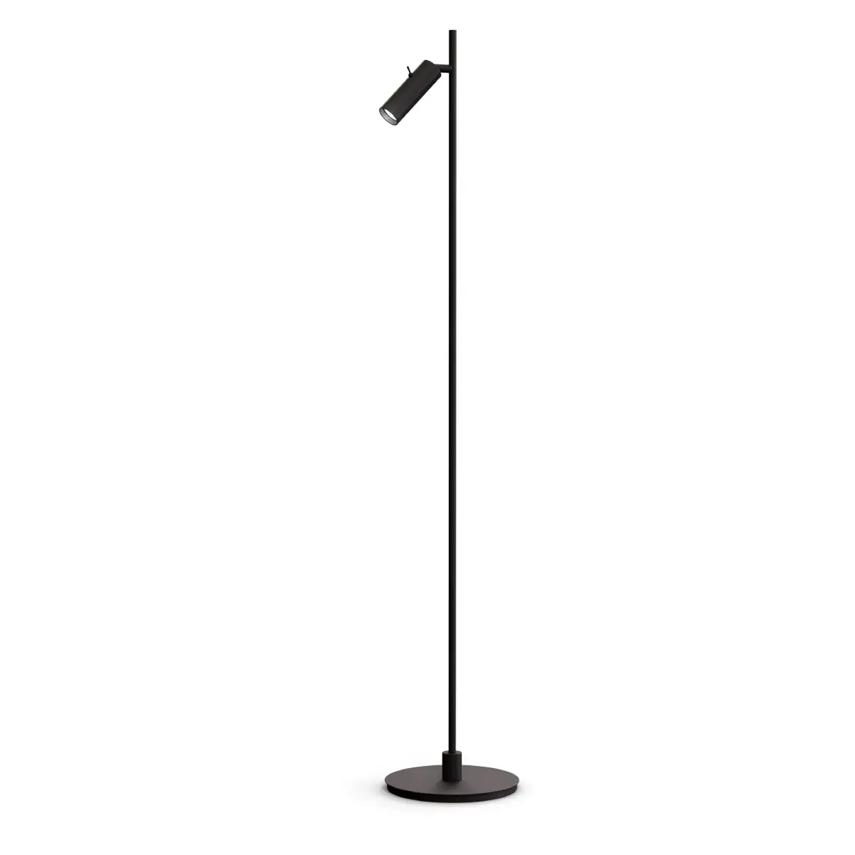 Pipeline Single gulvlampe Ø19,9 x H132,3 cm, matt svart metall