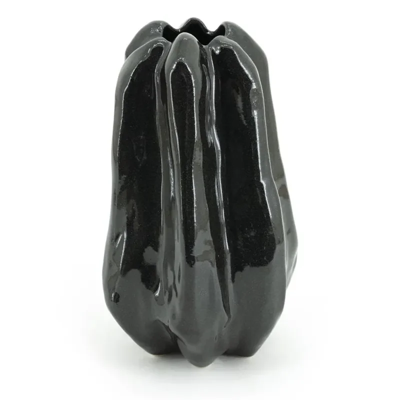 Alba small vase 16.5x15x25.5 cm svart