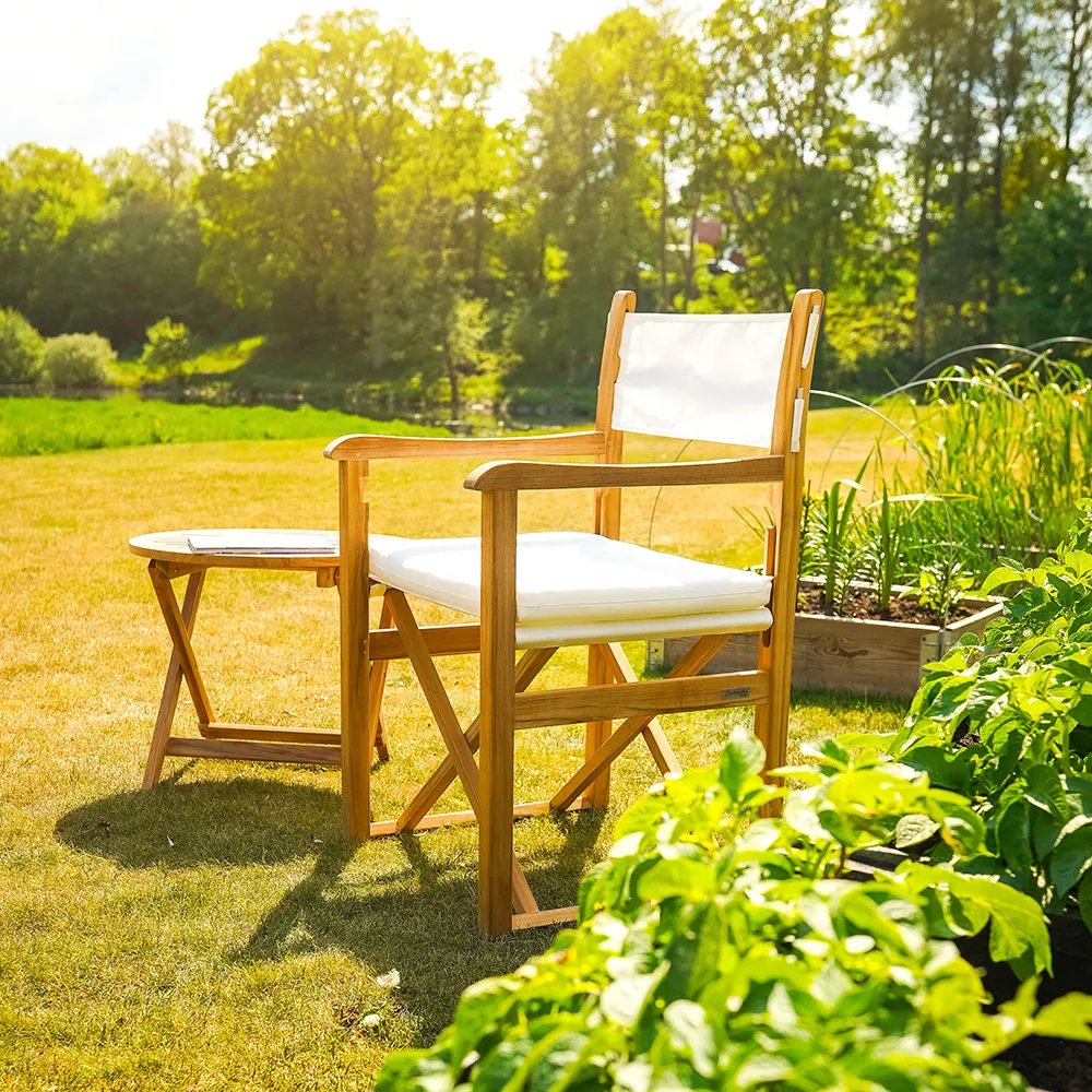 Haväng regissørstol hvit