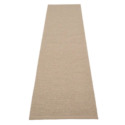 Emm teppe 70 x 300 cm Potato/Beige Metallic