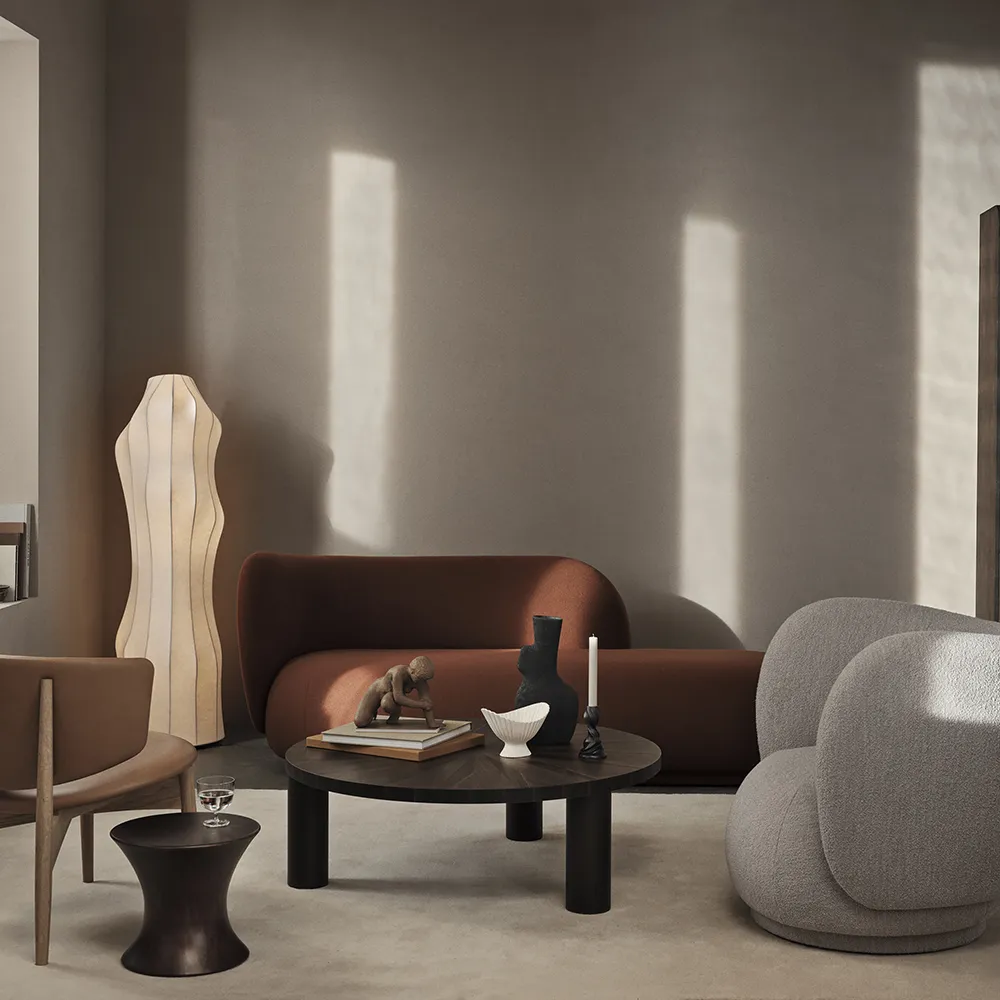 Post Salongbord Ø100 cm - Star