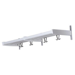 Meja Hattehylle 115 cm Hvitlakkert bjørk