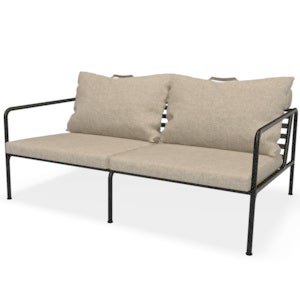 Avon 2-seters sofa Papyrus/Black 