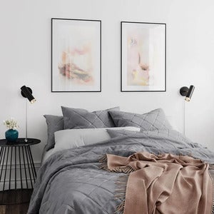 Puls Vegglampe svart