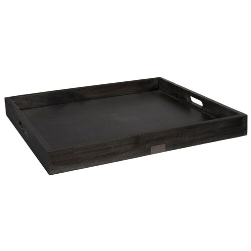 Serveringsbrett Kings Road 55 X 55 Cm Svart Tre