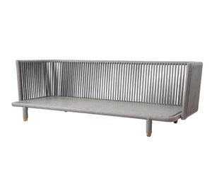 Moments 3-seter. Sofa grå