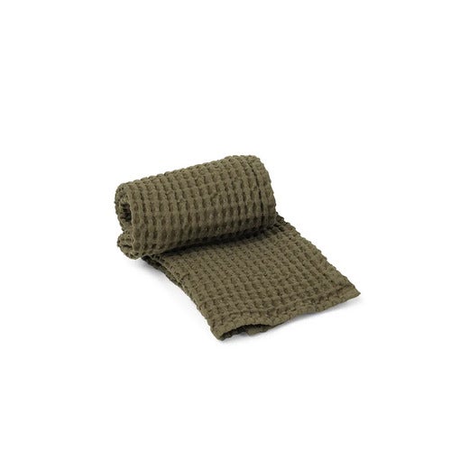 Håndkle i Økologisk Bomull Olive