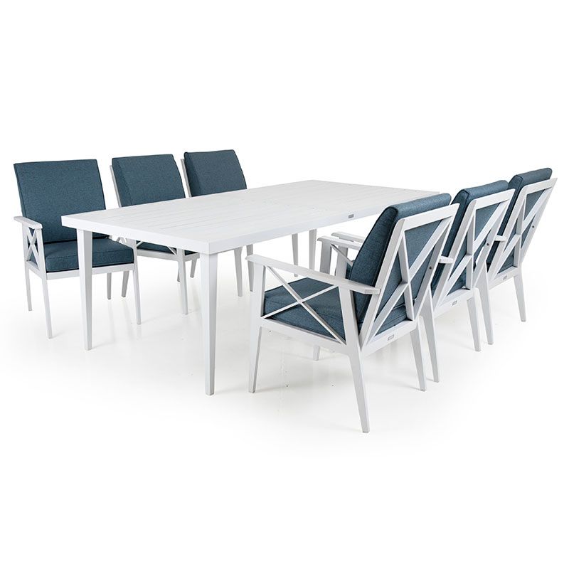 Sottenville karmstol hvit Brafab