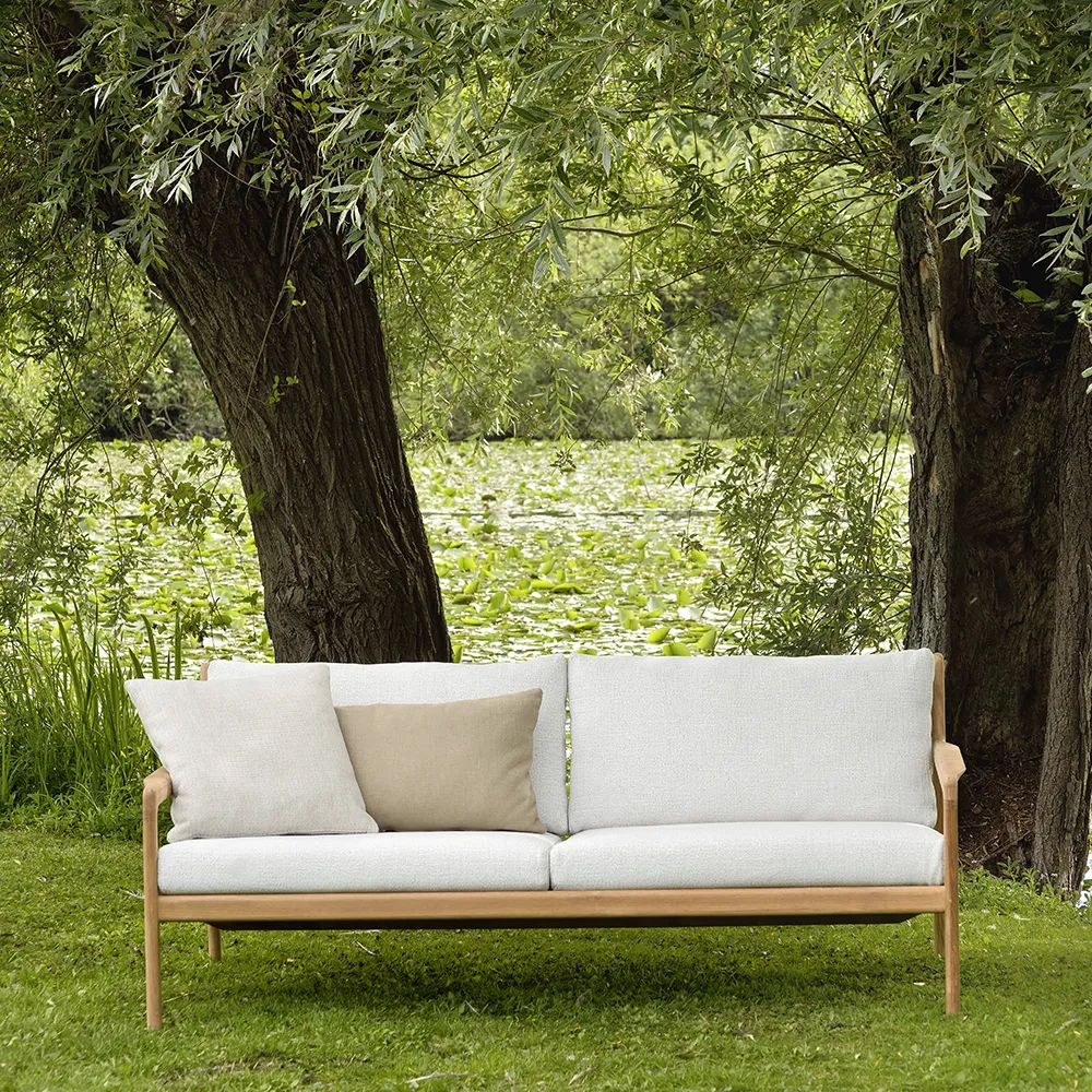 Jack 2-seters sofa Teak/Off White