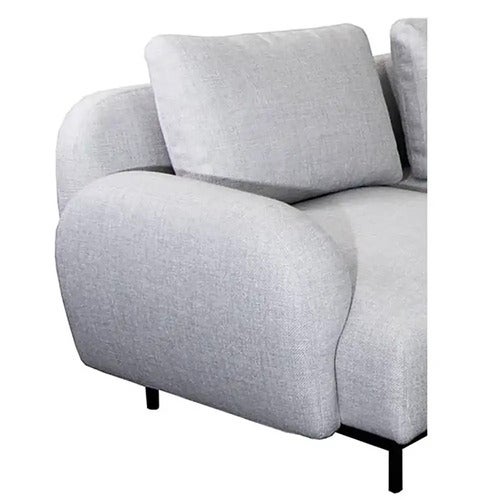 Aura armlæn lav Light Grey Essence 