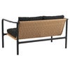 Motty 2-seter sofa svart / Teddy black
