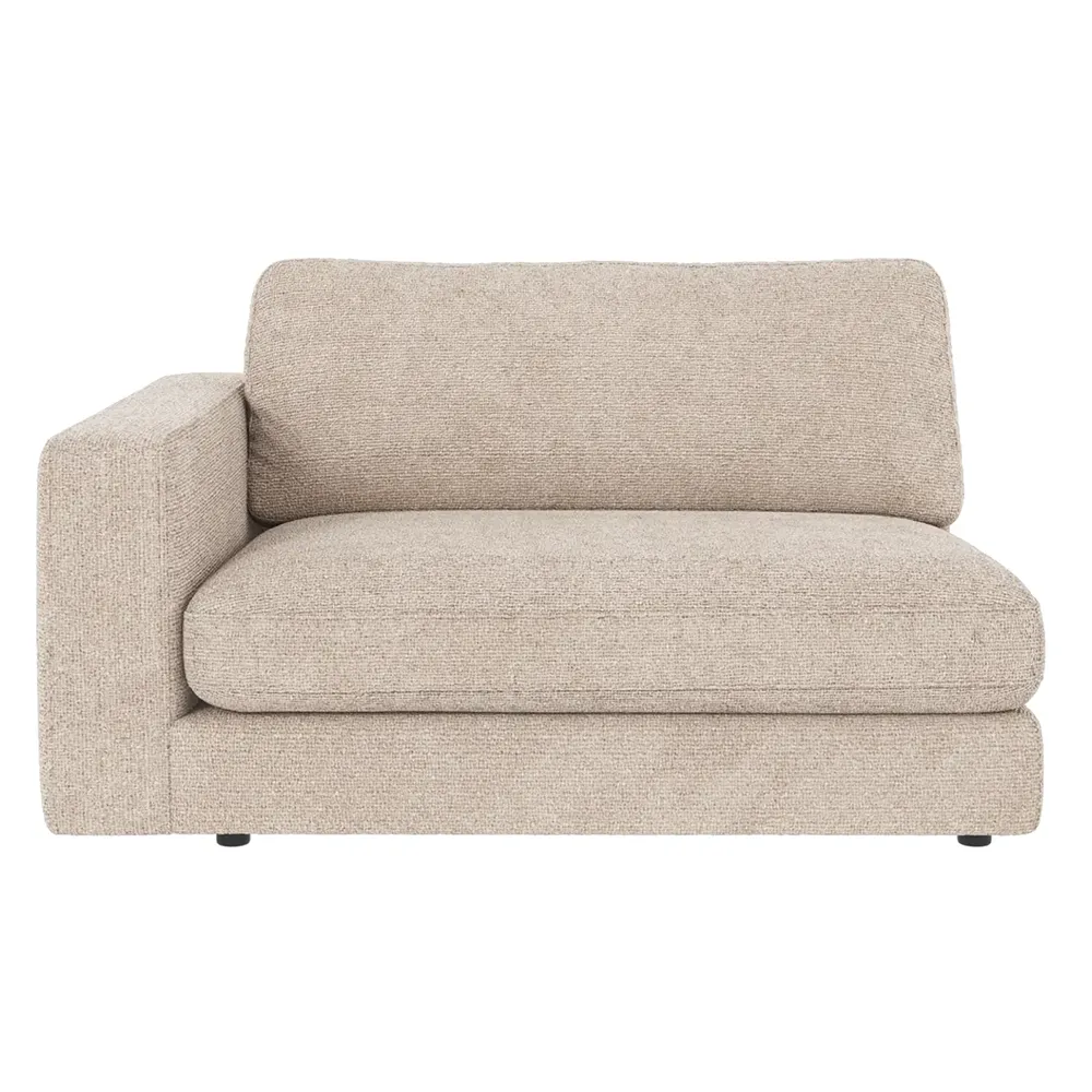 Duncan 1,5-seter armlen venstre stoff Robin lysegrå