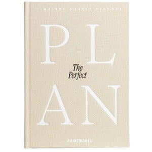 Weekly Planner - The Perfect Plan, Beige
