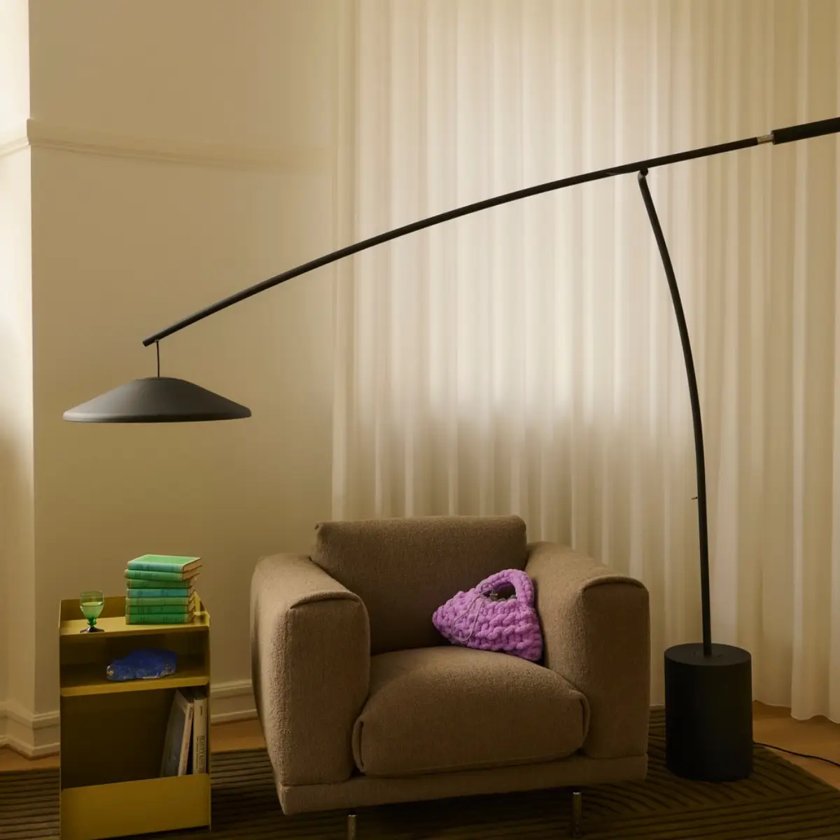 Relevo Teppe Quattro - 200 x 300 cm - Taupe 