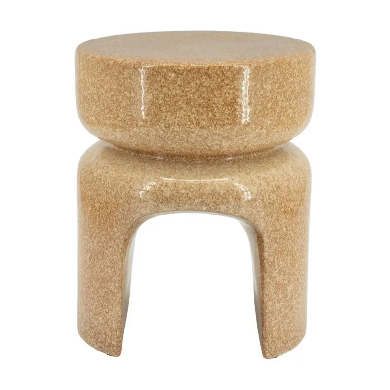 Arch 34,5x34,5x42,5 cm Leirtøy light brown