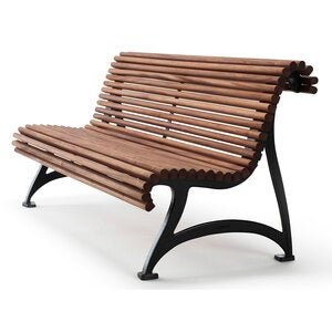 Jujol sofa svartoljet mahogny