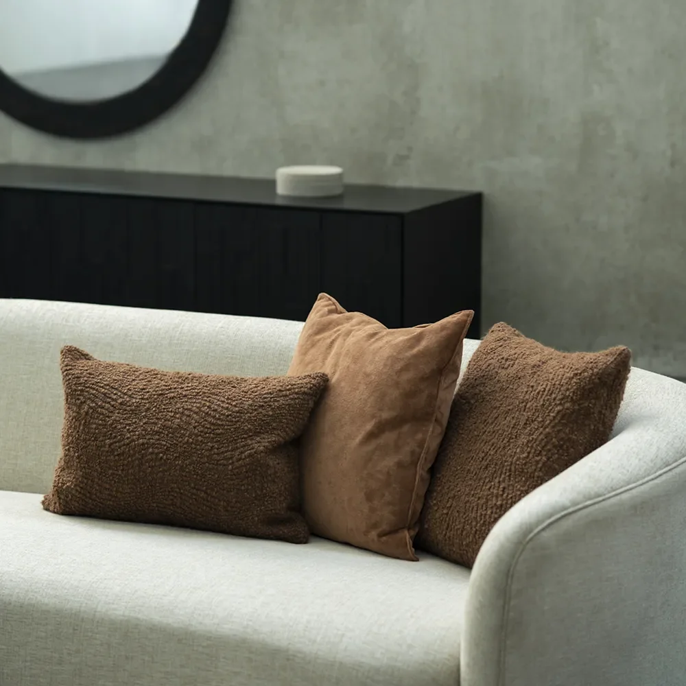 Pute Wave 50x50 cm Cinnamon