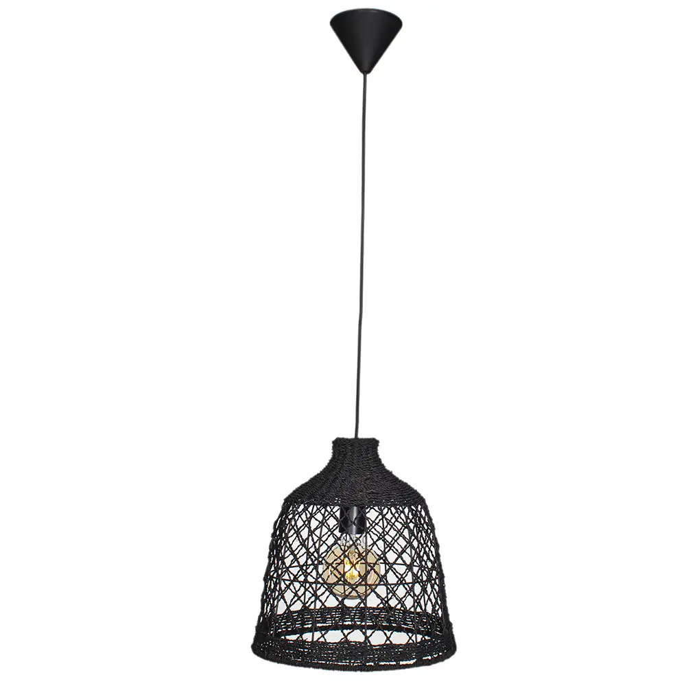 Lucena Taklampe Ø34 cm Sort